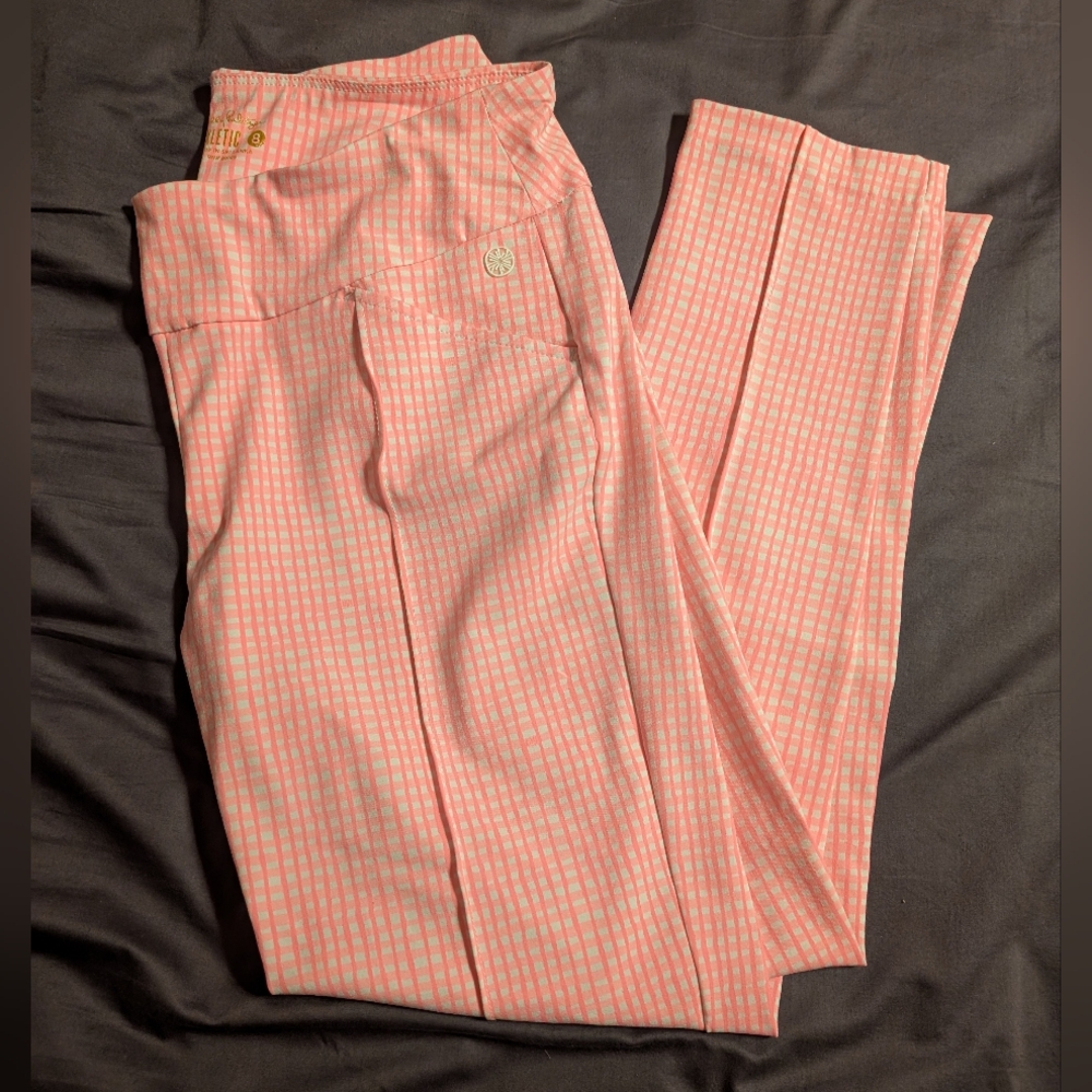 Lilly Pulitzer Luxeletic Corso Pants In Conch Shell Pink